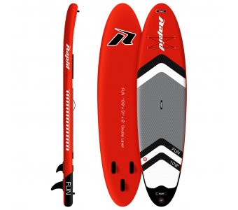 Надувная Sup доска 2021 Isup Rapid Fun Red 10'8" X 31" с веслом - фото 2